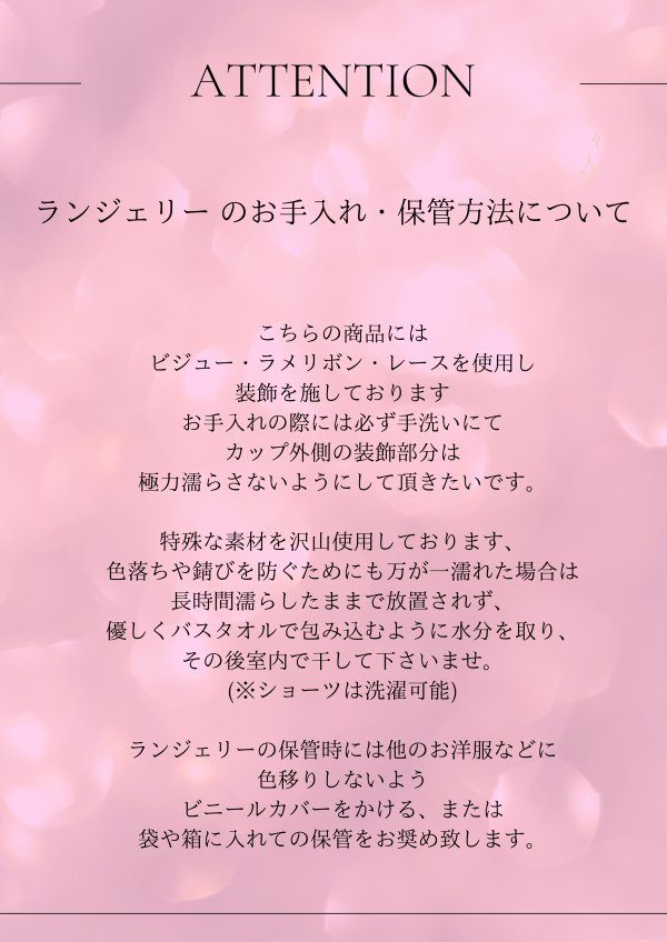 画像19: 【Deco Lingerie/ デコランジェリー】 Deco Lingerie13/ ランジェリー/ 4点セット[OF02C] (19)