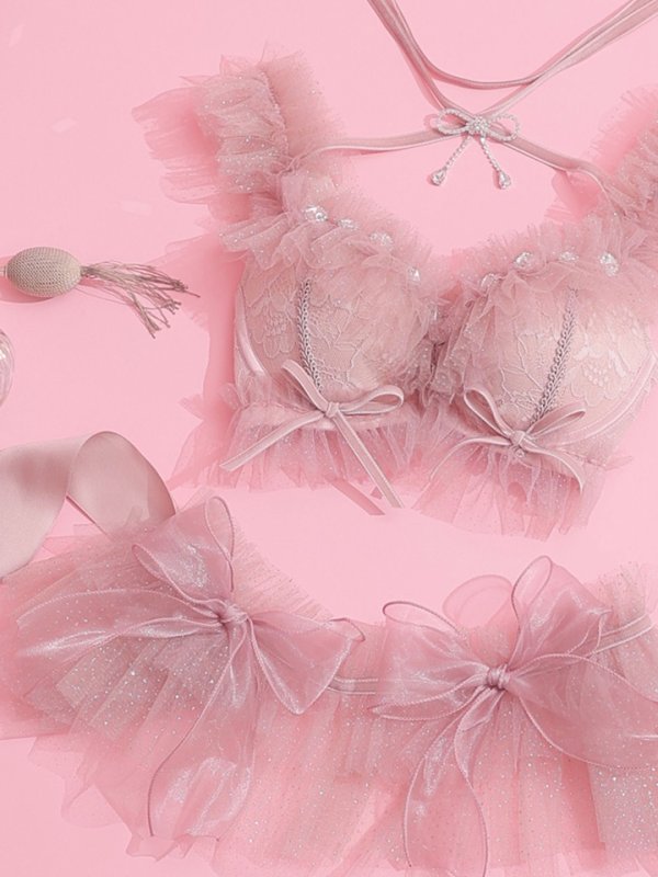 画像6: 【Deco Lingerie/ デコランジェリー】 Deco Lingerie37/ ランジェリー/ 3点セット[OF02C] (6)