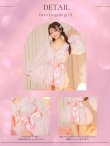 画像6: 【Deco Lingerie/ デコランジェリー】 Pink Ribbon Robe/ ガウン [OF02C] (6)