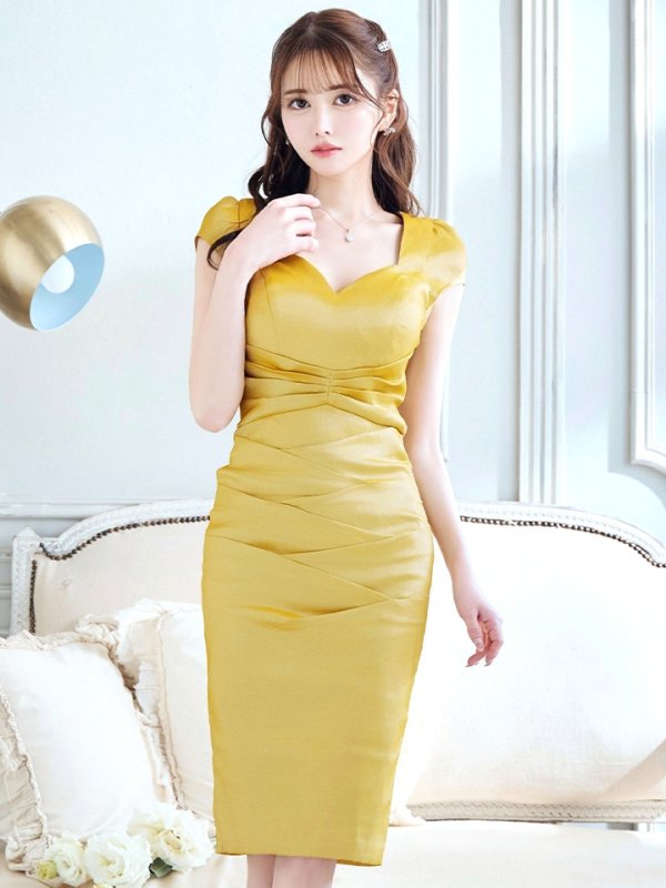 セイロンイエロー モデル:ゆめ 身長:160cm 着用サイズ:8号(Sサイズ)