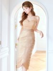 ベージュ　モデル：ゆめ　身長：160cm　着用サイズ：8号(Sサイズ)