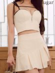 アイボリー モデル：星羽　身長：161cm　着用サイズ：Sサイズ
