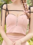ピンク モデル：明日花キララ　身長：162cm　着用サイズ：Sサイズ