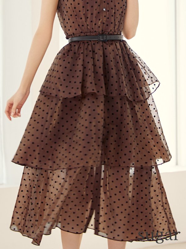 ブラウン モデル:ももか 身長:156cm 着用サイズ:Sサイズ