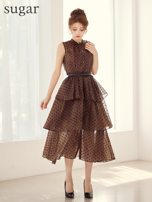 ブラウン モデル:ももか 身長:156cm 着用サイズ:Sサイズ