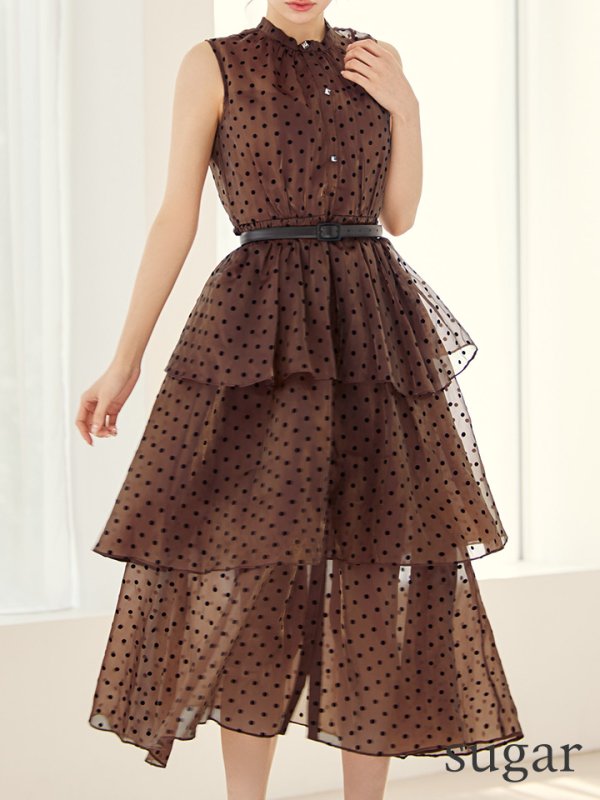 ブラウン モデル:ももか 身長:156cm 着用サイズ:Sサイズ