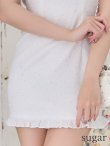 ホワイト　モデル：りな　身長：160cm　着用サイズ：Sサイズ