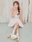 ホワイト　モデル：りな　身長：160cm　着用サイズ：Sサイズ
