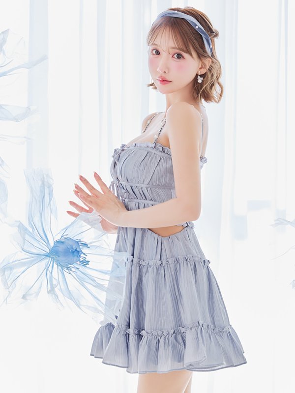 XSサイズあり【ROBE de FLEURS/ローブドフルール】シャーリング
