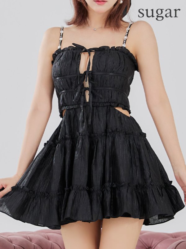 ブラック モデル:三上悠亜 身長:159cm 着用サイズ:Sサイズ