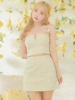 画像45: XSサイズあり【ROBE de FLEURS/ローブドフルール】スパンコール/ 刺繍レース/ フロントジップ/ キャミソール/ ショルダービジュー/ 台形スカート/ セットアップ/ ミニドレス/ キャバドレス[OF2]【一部予約商品/6月下旬発送予定】 (45)