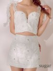 ホワイト　モデル：るりぴ　身長：165cm　着用サイズ：Sサイズ