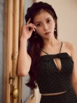 ブラック モデル：星羽　身長：161cm　着用サイズ：Sサイズ