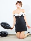 ブラック モデル：三上悠亜　身長：159cm　着用サイズ：Sサイズ