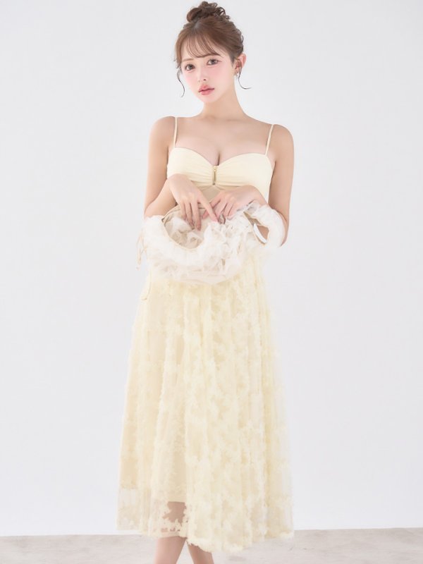 アイボリー モデル：りな　身長：160cm　着用サイズ：Sサイズ