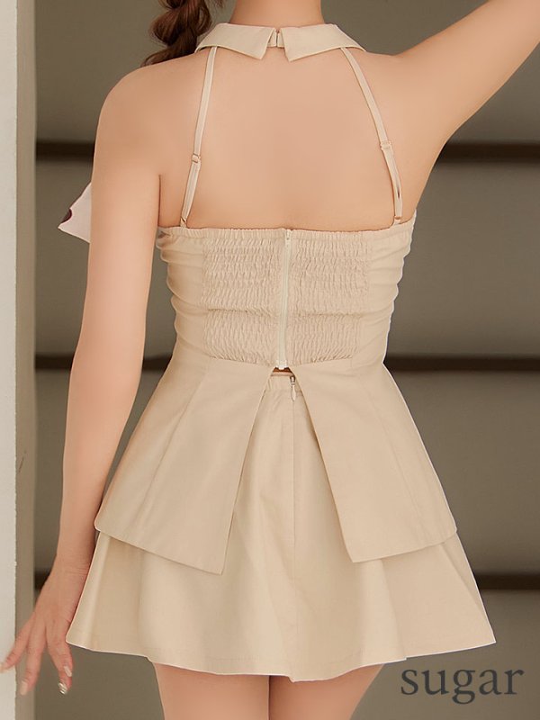 ベージュ モデル:明日花キララ 身長:162cm 着用サイズ:Sサイズ