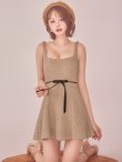 ベージュ モデル:  れみれみ 身長:163cm 着用サイズ:Sサイズ