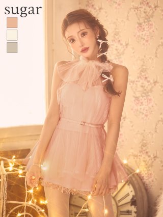 明日花キララ着用 sugar ピンクドレス 明日花キララが贈る❤️特別な日を一層美しく魅せるプリンセス