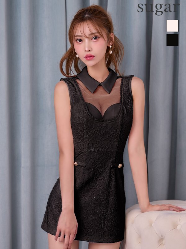 ブラック　モデル：るりぴ　身長：165cm　着用サイズ：Sサイズ