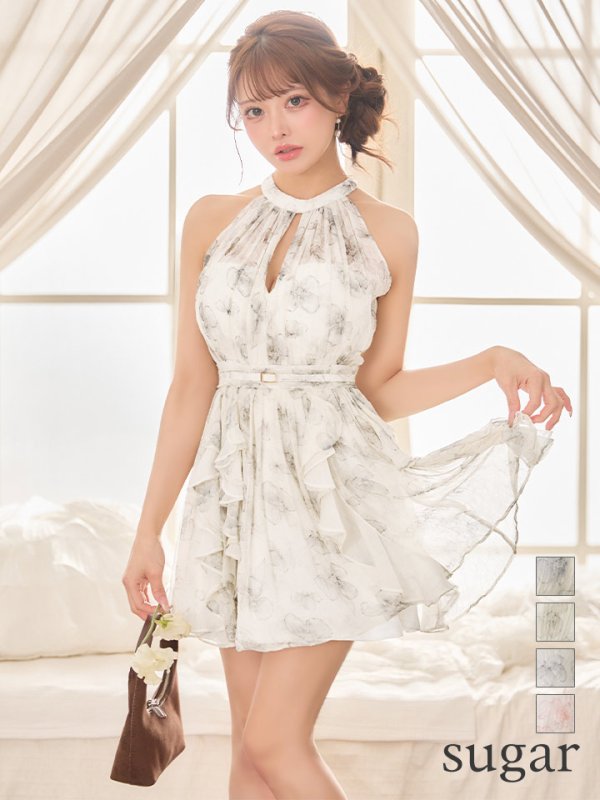 アイボリーxブラック　モデル：うづきふうか　身長：152cm　着用サイズ：Sサイズ