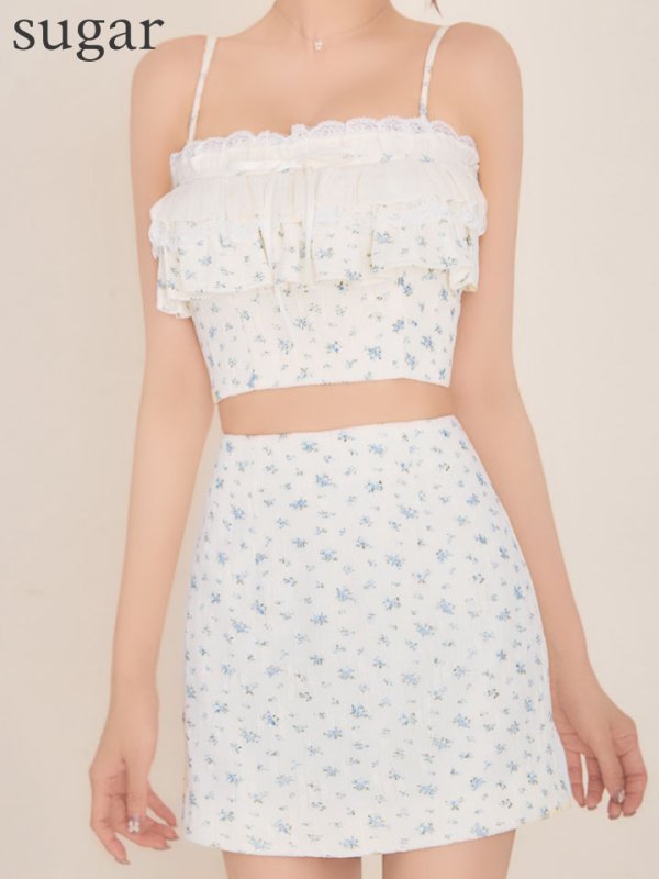 ブルー　モデル：れみ　身長：163cm　着用サイズ：Sサイズ