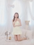 画像5: XSサイズあり【ROBE de FLEURS/ローブドフルール】ラメチュール/ サテン/ バストビジュー/ ミニドレス/ キャバドレス[OF2] (5)