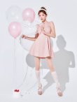 ピンク　モデル：明日花キララ　身長162cm　着用サイズ：Sサイズ