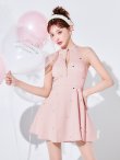 ピンク　モデル：明日花キララ　身長162cm　着用サイズ：Sサイズ
