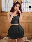 ブラック モデル：星羽　身長：161cm　着用サイズ：Sサイズ