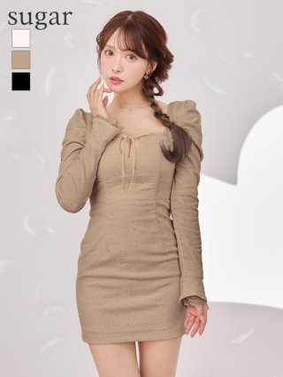 ginza couture ERUKEI ローブドフルール ドレス キャバ ROBE de FLEURS/ローブドフルール】ビジュー/ サイドシアー