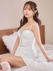 ホワイト　モデル：にじほ　身長：160cm　着用サイズ：Sサイズ