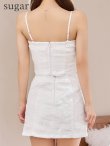 ホワイト　モデル：にじほ　身長：160cm　着用サイズ：Sサイズ