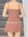 ピンク　モデル：三上悠亜　身長：159cm　着用サイズ：Sサイズ