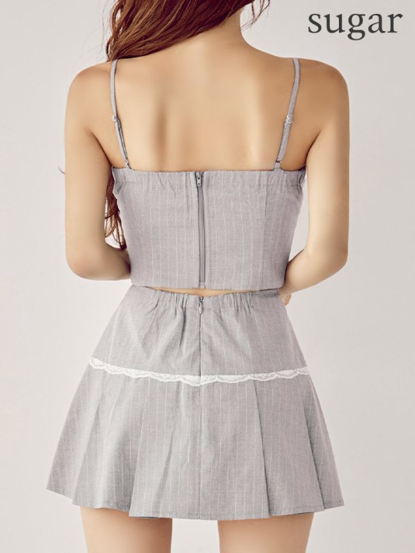 グレー　モデル：まりん　身長：164cm　着用サイズ：Sサイズ