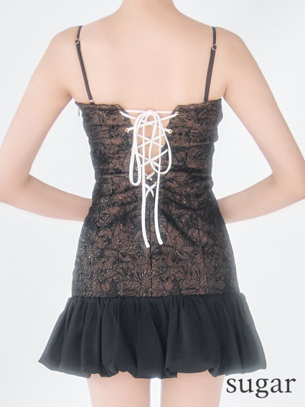 ブラック　モデル：明日花キララ　身長162cm　着用サイズ：Sサイズ