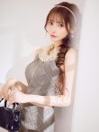 グレー　モデル：まみ　身長：1610cm　着用サイズ：Sサイズ