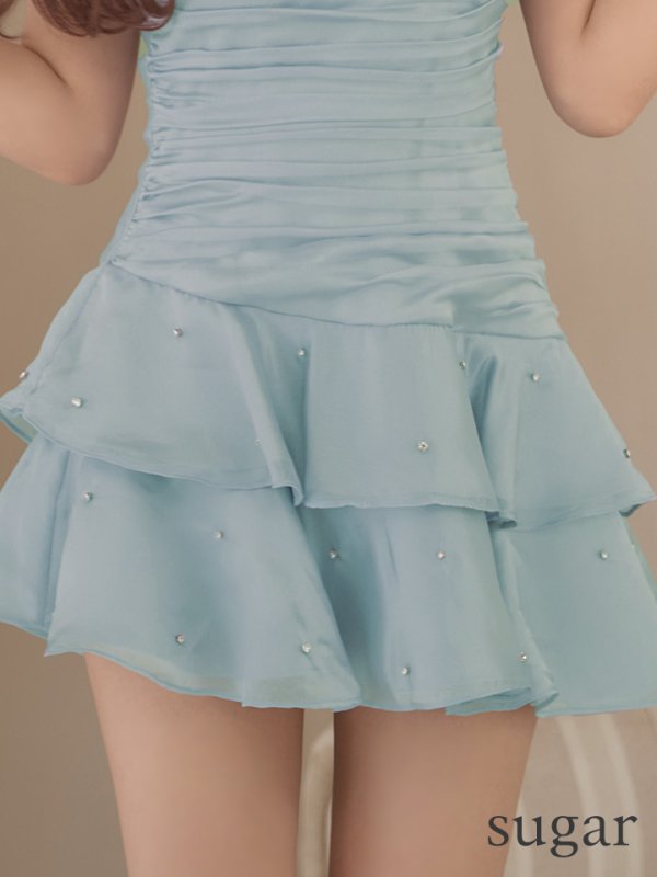 ブルーグレー モデル：三上悠亜　身長：159cm　着用サイズ：Sサイズ