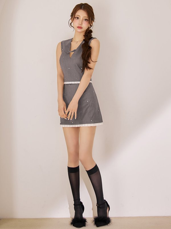 グレー　モデル：ももか　身長：156cm　着用サイズ：Sサイズ