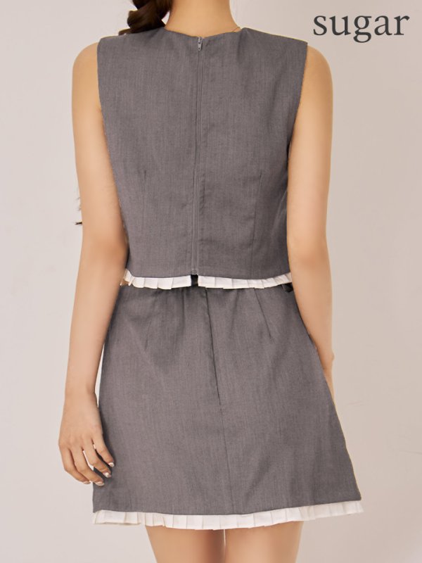 グレー　モデル：ももか　身長：156cm　着用サイズ：Sサイズ