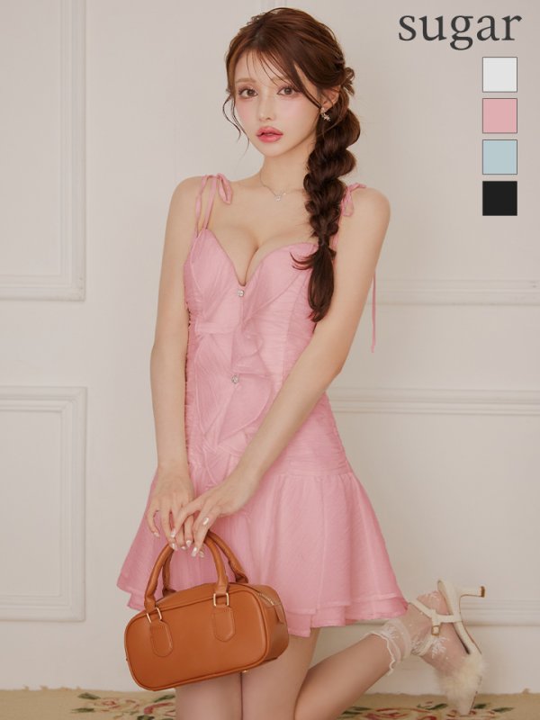 ピンク　モデル：ももか　身長：156cm　着用サイズ：Sサイズ