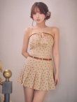 ベージュ　モデル：三上悠亜　身長：159cm　着用サイズ：Sサイズ