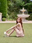 ピンク　モデル：まみ　身長：161cm　着用サイズ：Sサイズ