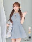 ブルー　モデル：三上悠亜　身長：159cm　着用サイズ：Sサイズ