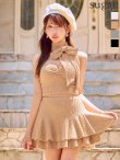 ベージュ　モデル：飛鳥　身長：160cm　着用サイズ：Sサイズ