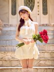 アイボリー　モデル：飛鳥　身長：160cm　着用サイズ：Sサイズ