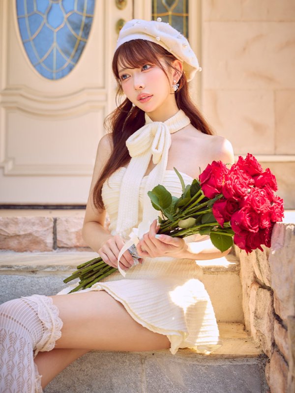 アイボリー　モデル：飛鳥　身長：160cm　着用サイズ：Sサイズ