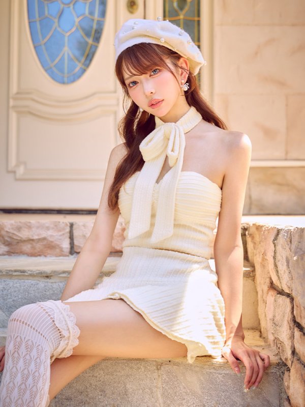 アイボリー　モデル：飛鳥　身長：160cm　着用サイズ：Sサイズ