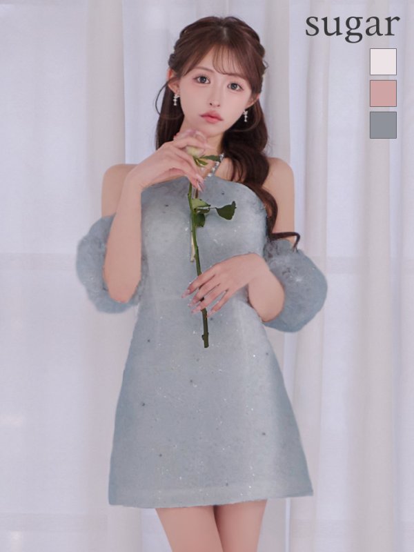 ブルー　モデル：カルア　身長156cm　着用サイズ：Sサイズ