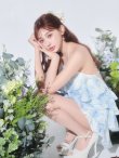 ブルー モデル：明日花キララ　身長：162cm　着用サイズ：Sサイズ