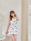 画像3: XSサイズあり【ROBE de FLEURS/ローブドフルール】フラワージャガード/ シフォン/ ティアード/ フリル/ フレア/ ミニドレス/ キャバドレス[OF08]【一部予約商品/7月下旬発送予定】 (3)